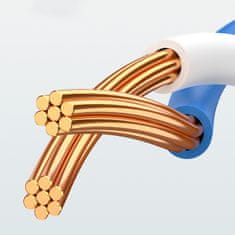 Ugreen Mrežni kabel patchcord internetni LAN U/UTP Cat. 6 1000 Mb/s 15 m črn