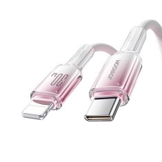 Joyroom Kabel Crystal-Clear Series 30W USB-C - iPhone Lightning 1,2 m - bel
