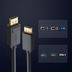 Ugreen DisplayPort kabel HDR 3D 4K 1 m, črn