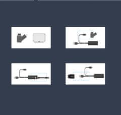 Ugreen Zunanja omrežna kartica LAN micro USB 100Mbps za Chromecast 1m črna
