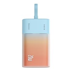 BASEUS Powerbank Popsicle 5200mAh 20W s kablom Lightning 60W/20V/3A/30cm - modro-oranžna