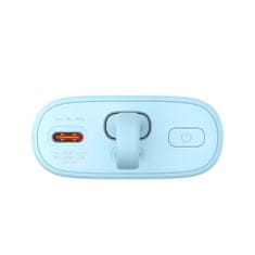 BASEUS Powerbank Popsicle 5200mAh 20W s kablom Lightning 60W/20V/3A/30cm - modro-oranžna