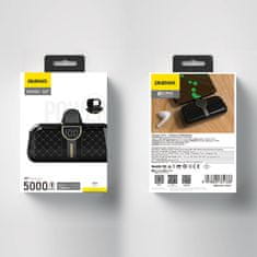 DUDAO Mini powerbank 5000mAh za telefon 2x USB-C - črn
