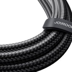Joyroom 2v1 kabel Speedy Series USB-C - USB-C / iPhone Lightning 100 W 1,5 m črn