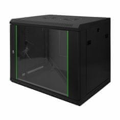 Digitus zidni kabinet 9U 505 600x450 črn sestavljen DN-19 09-U-EC-SW