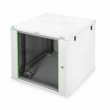 Digitus zidni kabinet 12U 638 600x600 siv sestavljen DN-19 12U-6/6-EC