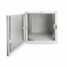 Digitus zidni kabinet 12U 638 600x600 siv sestavljen DN-19 12U-6/6-EC