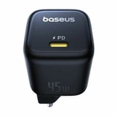 BASEUS polnilec 45W USB TipC QC PD kozmik črna PicoGo