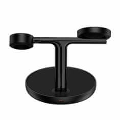 BASEUS polnilec brezžični 20W magsafe iPhone stojalo Swan 3v1