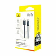 BASEUS kabel USB C-C 1m 100W 20V 5A pleten kozmik črna Dynamic 4