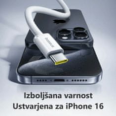 BASEUS kabel USB C-C 1m 100W 20V 5A pleten kozmik črna Dynamic 4