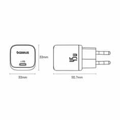 BASEUS polnilec 45W USB TipC QC PD bel PicoGo