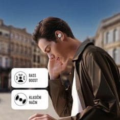 Joyroom slušalke JR-DB3 bele bluetooth