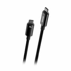 BASEUS kabel USB C-C 3m 240W Tungsten Gold pleten črn CAWJ040101