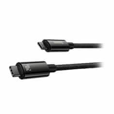 BASEUS kabel USB C-C 3m 240W Tungsten Gold pleten črn CAWJ040101