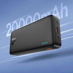BASEUS prenosna baterija 20.000mAh 20W PowerBank Airpow črna P10022804113-00