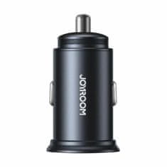 Joyroom polnilec avtomobilski 12V 24V 60W PD QC TipA TipC črn JR-CCN04