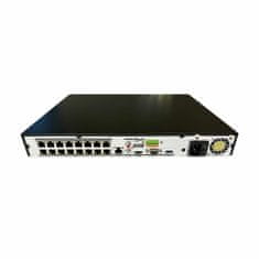 HiLook video snemalnik 16-kanalni PoE NVR IP 2xHDD HL-NVR-216MH-K/16P(STD)