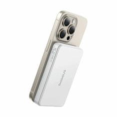 BASEUS prenosna baterija 10.000mAh 22.5W PowerBank magsafe bela Airpow2 Qi2
