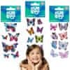 Metulji pisane MOTIVACIJSKE nalepke, komplet nalepk za dekleta 