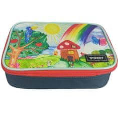 Street Peresnica Oval Base Multi Rainbow z notranjim preklopom za organizacijo