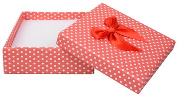 Polka dot škatlica za nakit KK-5/A7