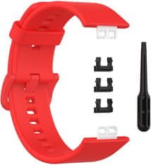 Silikonski trak za Huawei Watch Band 10, 9, 8 - Bela