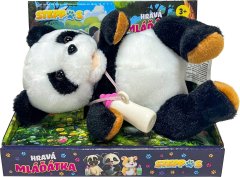 Mac Toys STEPPOS Interaktivna panda s steklenico