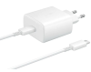 KEDO Polnilec Samsung 45W TA845 z kablom, 1x Type-C, bel, bulk