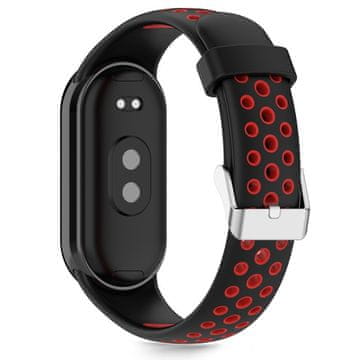 Tech-protect Iconband Air pašček za Xiaomi Smart Band 8 / 9 / 10, black / red