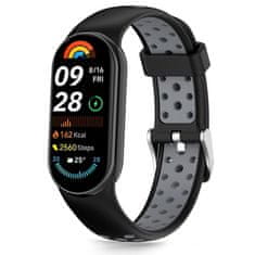Tech-protect Iconband Air pašček za Xiaomi Smart Band 8 / 9 / 10, black / grey