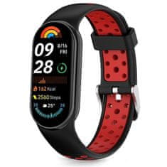 Tech-protect Iconband Air pašček za Xiaomi Smart Band 8 / 9 / 10, black / red