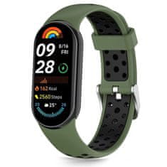 Tech-protect Iconband Air pašček za Xiaomi Smart Band 8 / 9 / 10, green / black
