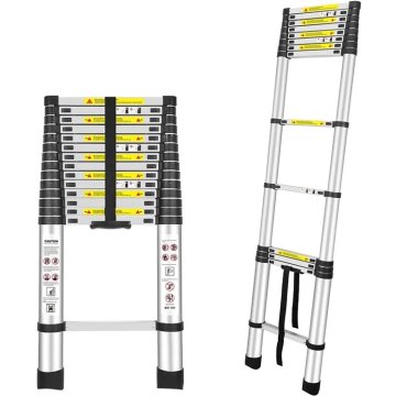 MXM Teleskopska lestev - 4,4 m, aluminij