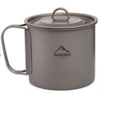 MXM Titanov lonec s pokrovom - 600 ml