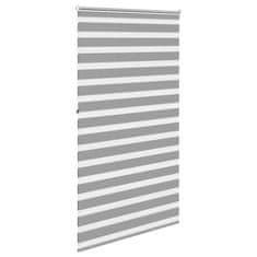 Vidaxl Črtasti Zebra Rolo / Senčilo velikost 120 x 230 cm Siva barva
