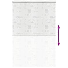 Vidaxl Rolo zavesa za prho 140x240 cm splash