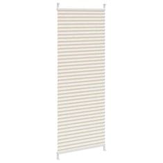 Vidaxl Plise Zavesa velikost 40 x 150 cm Krem barva