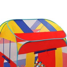 Vidaxl Igralni šotor s 550 žogicami 123x120x126 cm
