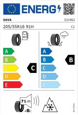 Sava Zimska pnevmatika 205/55R16 91H Eskimo HP2 DOTXX25 531962
