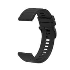 HURTEL Silikonski trak za pametno uro Garmin Fenix 3/5X/6X/7X Pro - črn