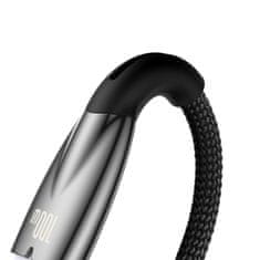 BASEUS Kabel za hitro polnjenje Glimmer USB-A - USB-C 2 m - črn