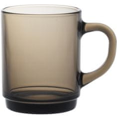 Duralex Szklanka z uchem Duralex VERSAILLES SEPIA 260 ml brązowa - zestaw 6 szt.