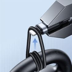Joyroom 4v1 Kabel USB-A - USB-C 2x iPhone Lightning microUSB 1,2 m črn