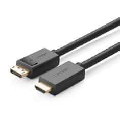 Ugreen Enosmerni kabel z DisplayPort na HDMI 4K 30Hz 32 AWG 2 m črn