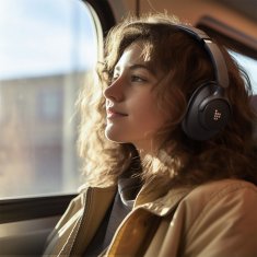 Tronsmart Sounfia Q20 ANC brezžične slušalke Bluetooth 5.3 - črne