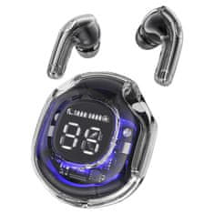 AceFast Brezžične slušalke z etui T8 Bluetooth TWS vijolične