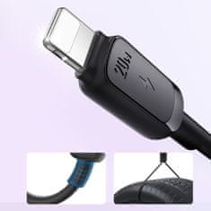 Joyroom Kabel Multi-Color Series A14 USB-C - iPhone Lightning 20 W 1,2 m - črn