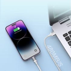Joyroom Kabel za iPhone A10 Series USB - Lightning 2,4 A 1,2 m bel