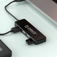 Orico Hub FL01 dokovalna postaja razdelilnik USB-A na 4x USB-A - črn